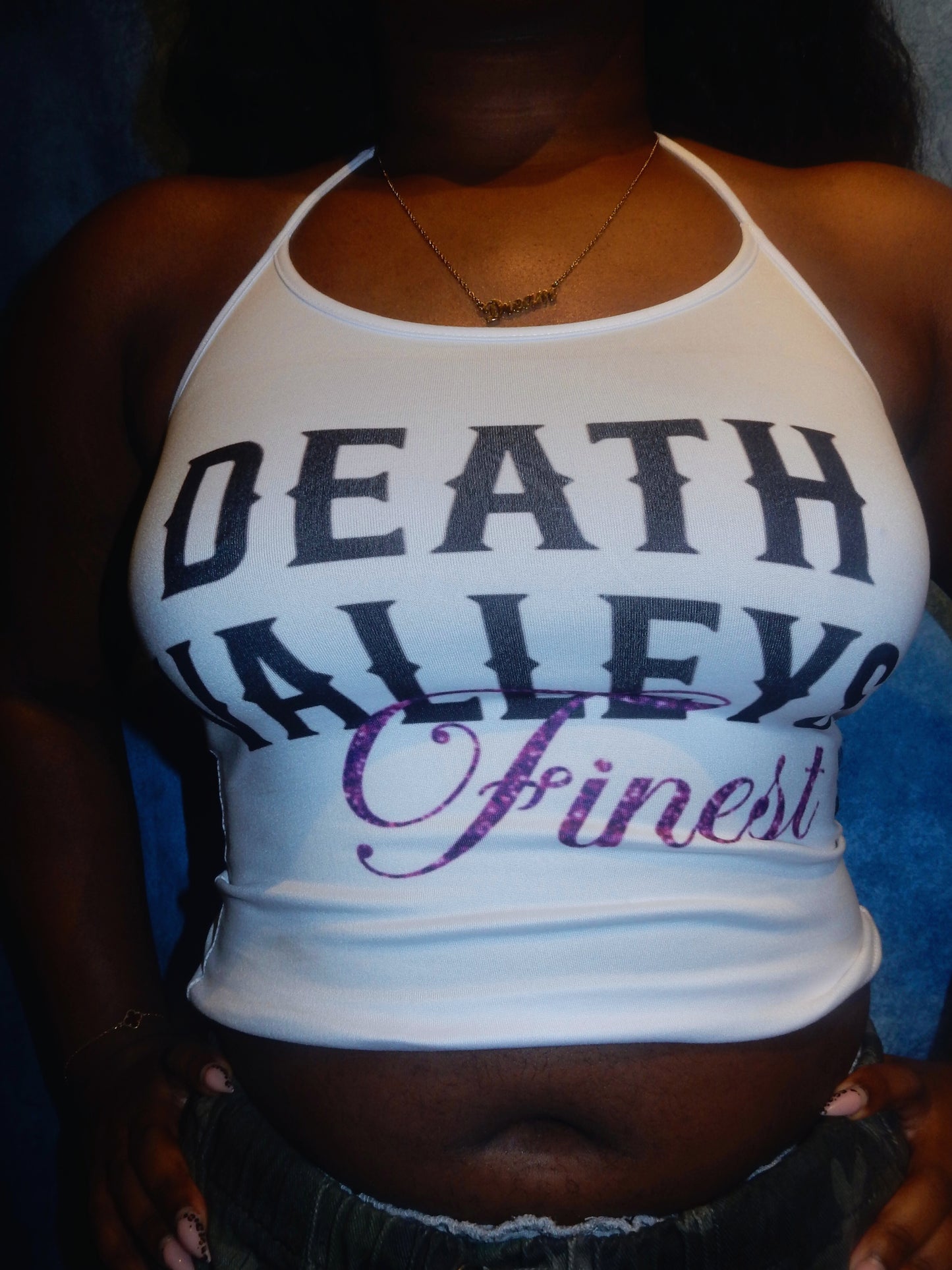 DEATH VALLEY’S FINEST HALTER TOP