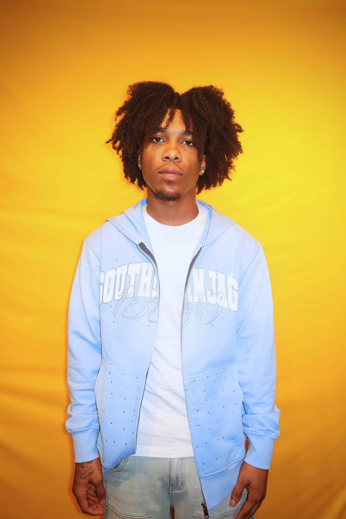 SOUTHERN JAGS RHINESTONE ZIP UP