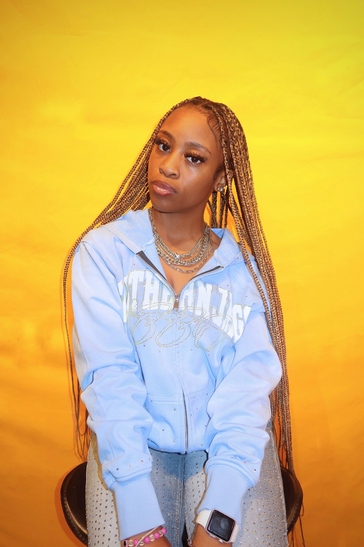 SOUTHERN JAGS RHINESTONE ZIP UP