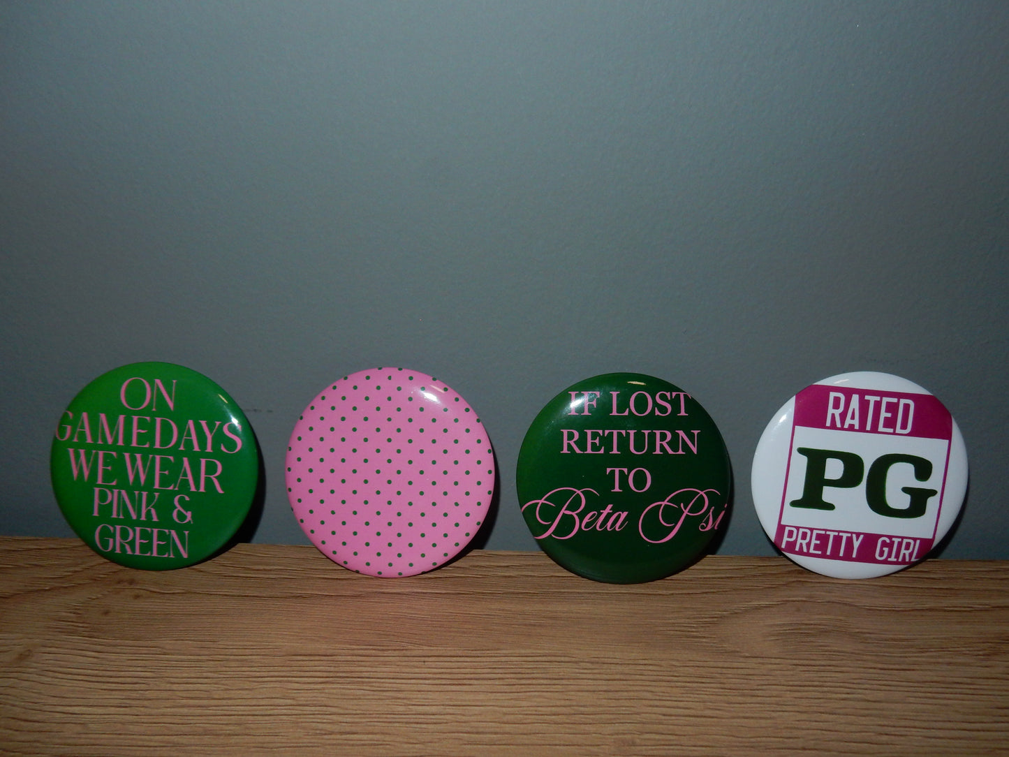 ALPHA KAPPA ALPHA BUTTON PINS